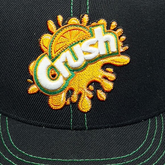 Teenage Mutant Ninja Turtles Orange Crush Snapback Hat Cap Black Adjustable Mens - Picture 10 of 16